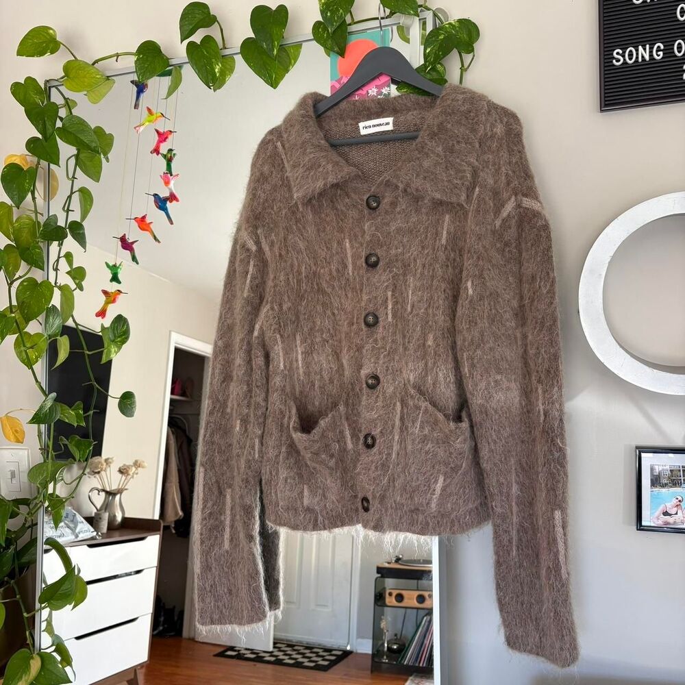 Unbranded Men's Brown Cardigan